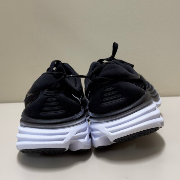 Hoka One One Women’s Bondi 8 1127952 BWHT Black Running Shoes Size 11 - Picture 6 of 9